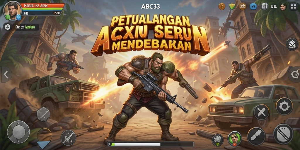 Tampilan gameplay action yang intens dan seru.