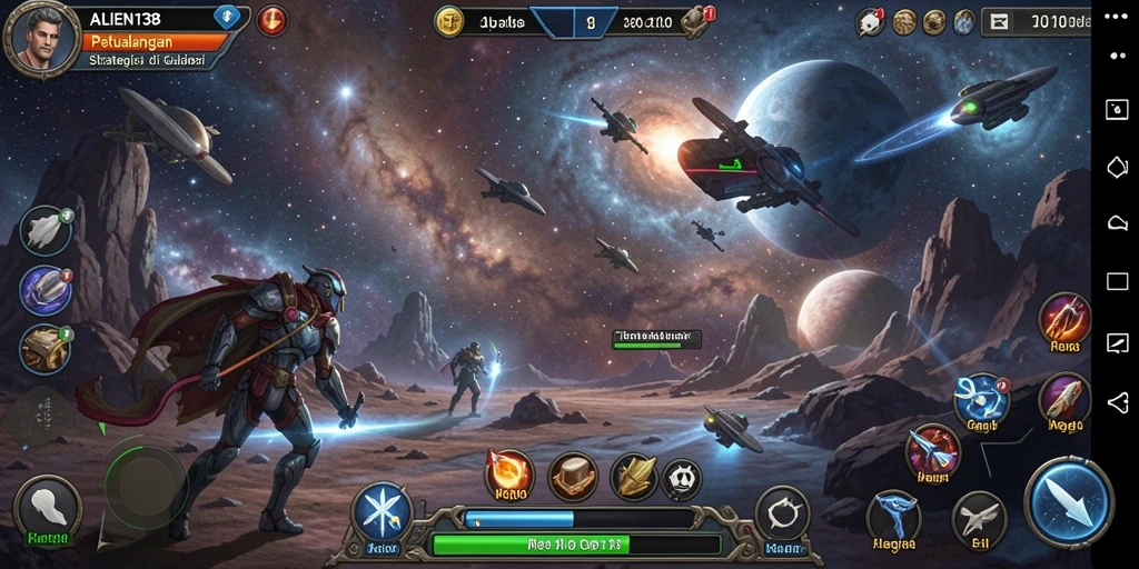 Tangkapan layar petualangan strategi dalam ALIEN138 yang memukau.