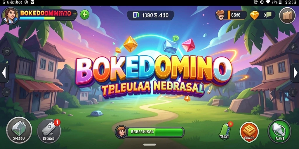 Tampilan screenshot BOKEDOMINO dengan antarmuka yang mudah digunakan.