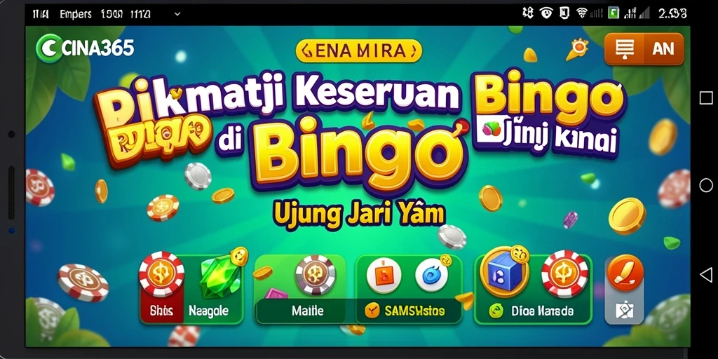 Gameplay seru Bingo di CINA365 dengan banyak pilihan angka.