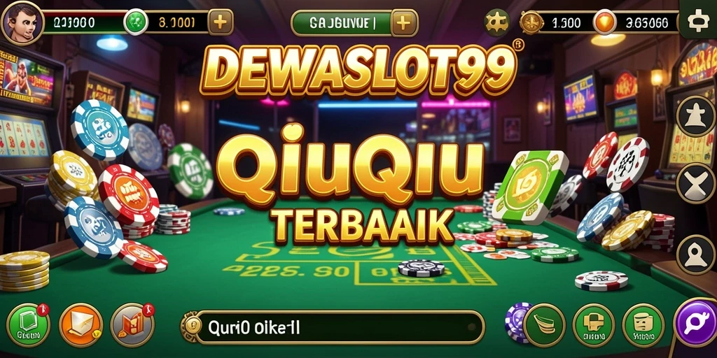 Screenshot DEWASLOT99 menampilkan momen seru dalam permainan QiuQiu.