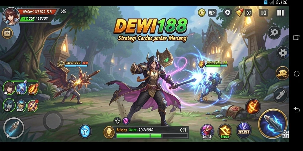Tampilan gameplay DEWI188 yang menarik dan penuh strategi.