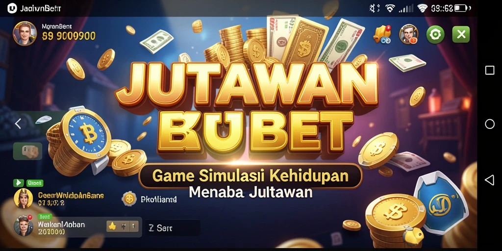 Tangkapan layar gameplay JUTAWANBET menampilkan aksi seru dalam simulasi bisnis.