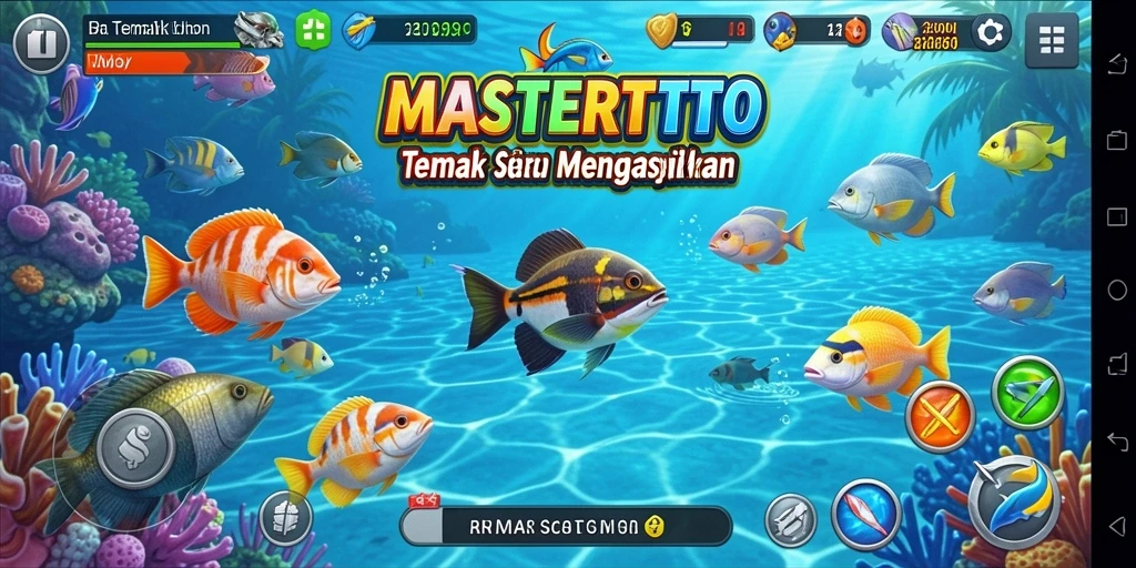 Tampilan gameplay MASTERTOTO yang penuh warna dan menarik.