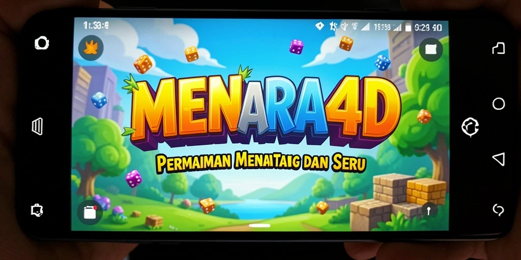 Screenshot MENARA4D menampilkan gameplay mendebarkan di dunia puzzle.
