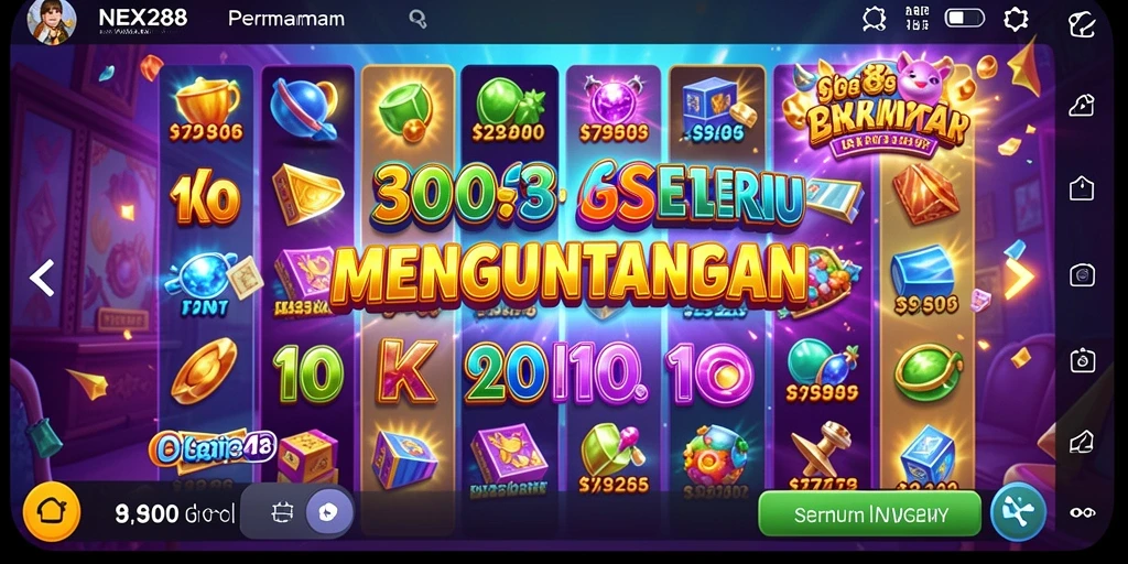 Tangkapan layar gameplay NEX288 menampilkan keseruan permainan Slot.