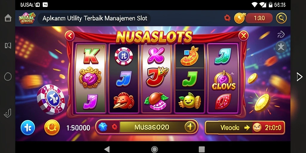 Tampilan antarmuka NUSASLOTS yang sederhana dan intuitif.