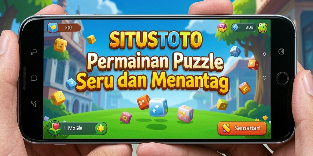 Screenshot gameplay SITUSTOTO menampilkan tantangan puzzle yang menyenangkan.