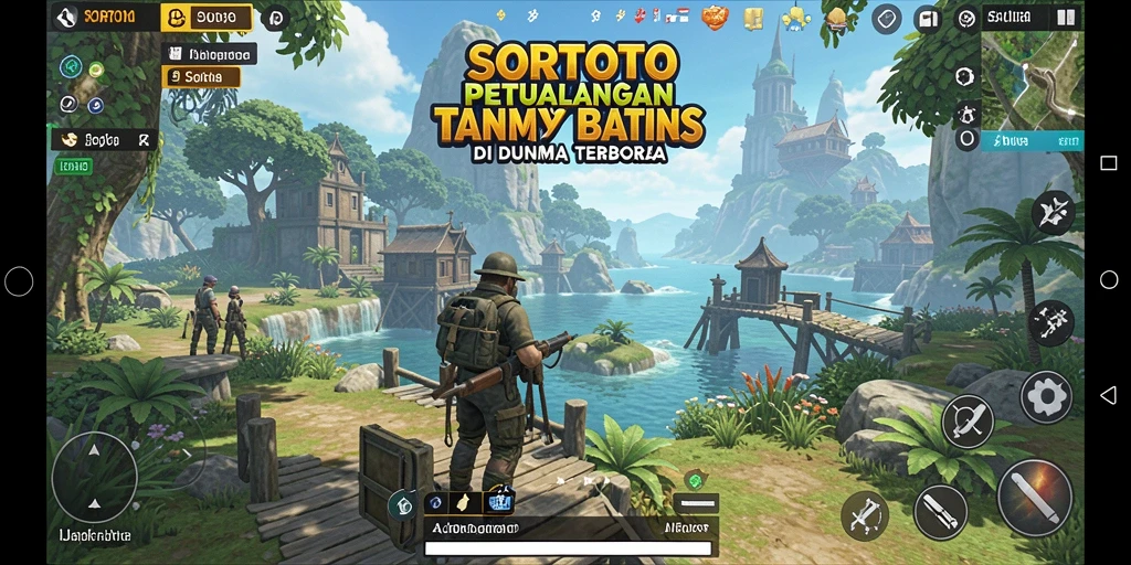 Gameplay SORTOTO yang seru di dunia terbuka yang luas.