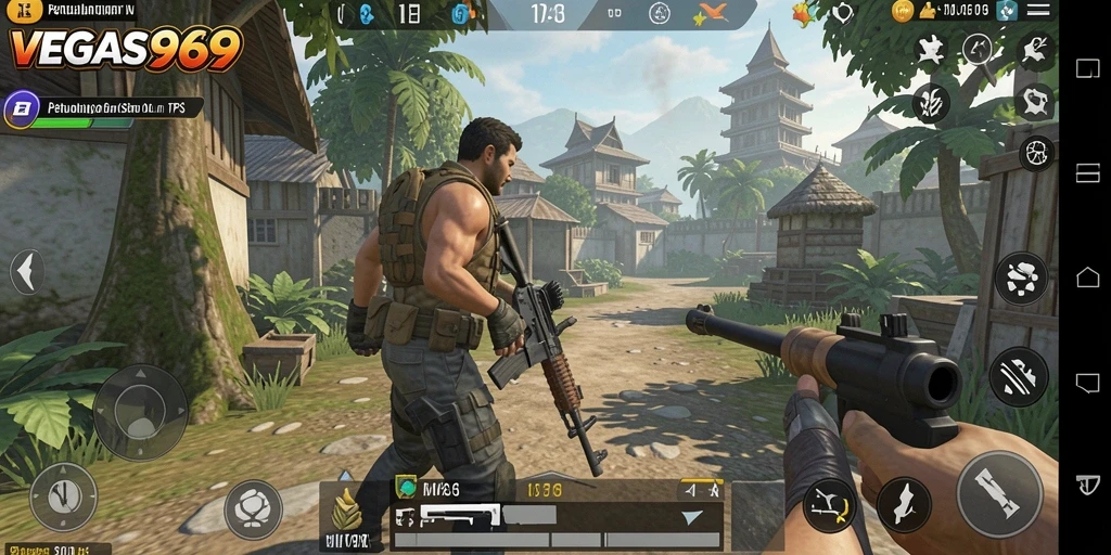 Screenshot dari gameplay menarik dalam VEGAS969 yang menunjukkan aksi menegangkan.