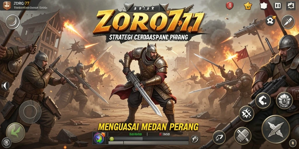 Gameplay seru ZORO77 yang menuntut strategi cerdas.